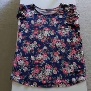 💝GIFTED💝  Navy Flowered Tunic